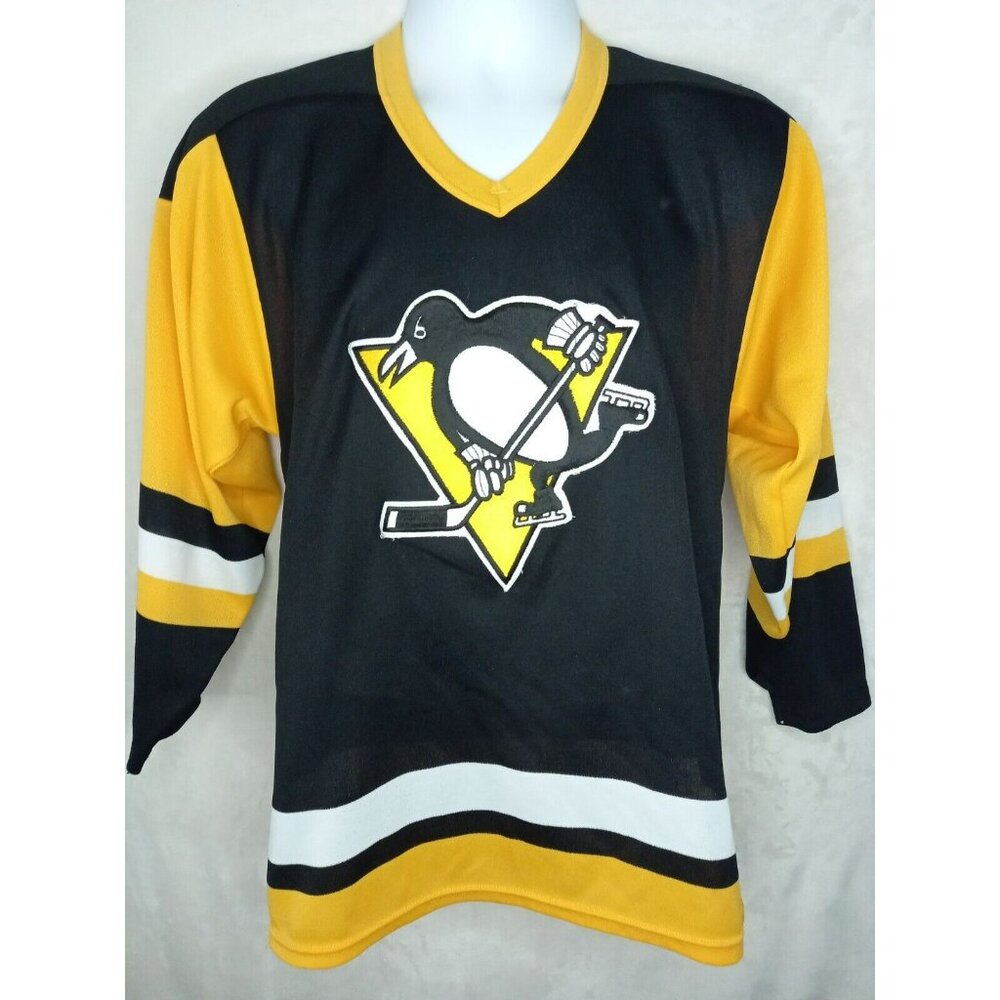 VTG 80s CCM Maska Penguins #66 Hockey Jersey (S)